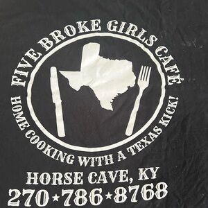 Black Graphic T-Shirt with White Print